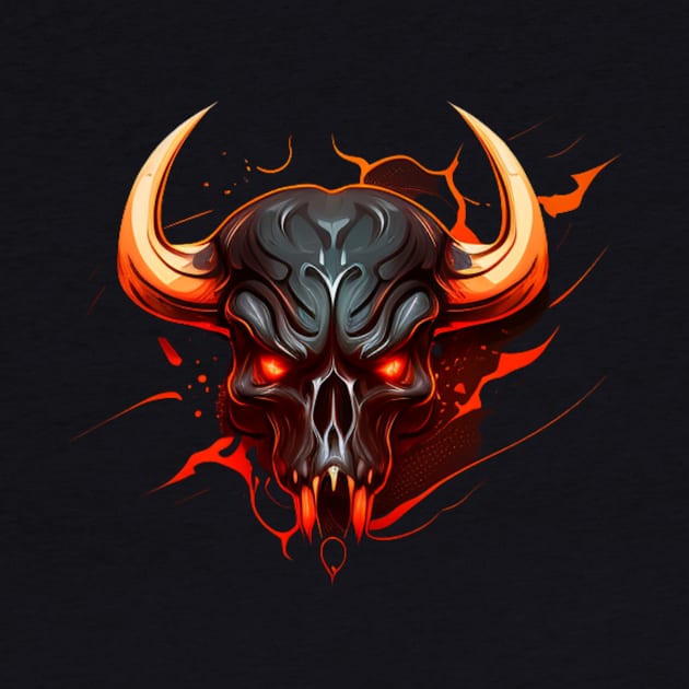 Bull skull by Crazy skull